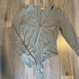 Aritzia V-Neck Bodysuit